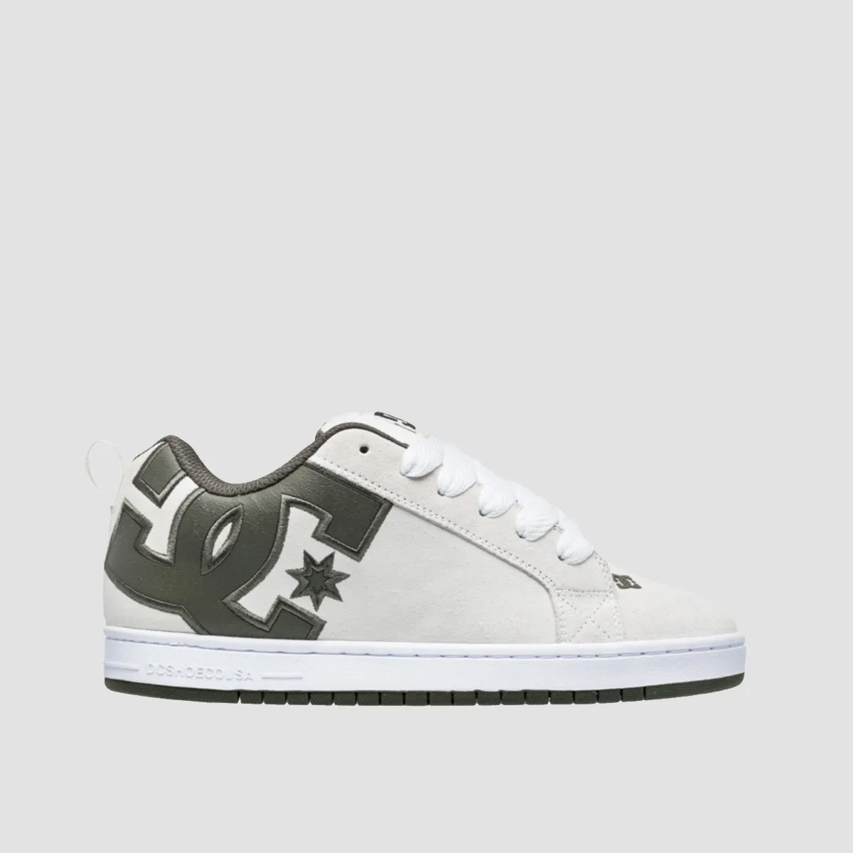 DC Court Graffik Shoes - Olive/Citrus