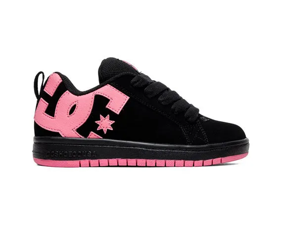 DC Kids' Court Graffik - Black/Pink