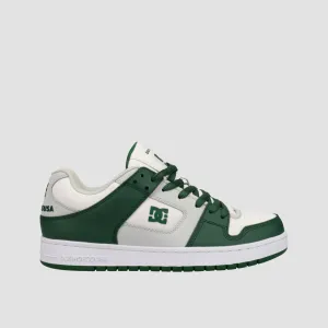 DC Manteca SE Shoes - White/Grey/Green