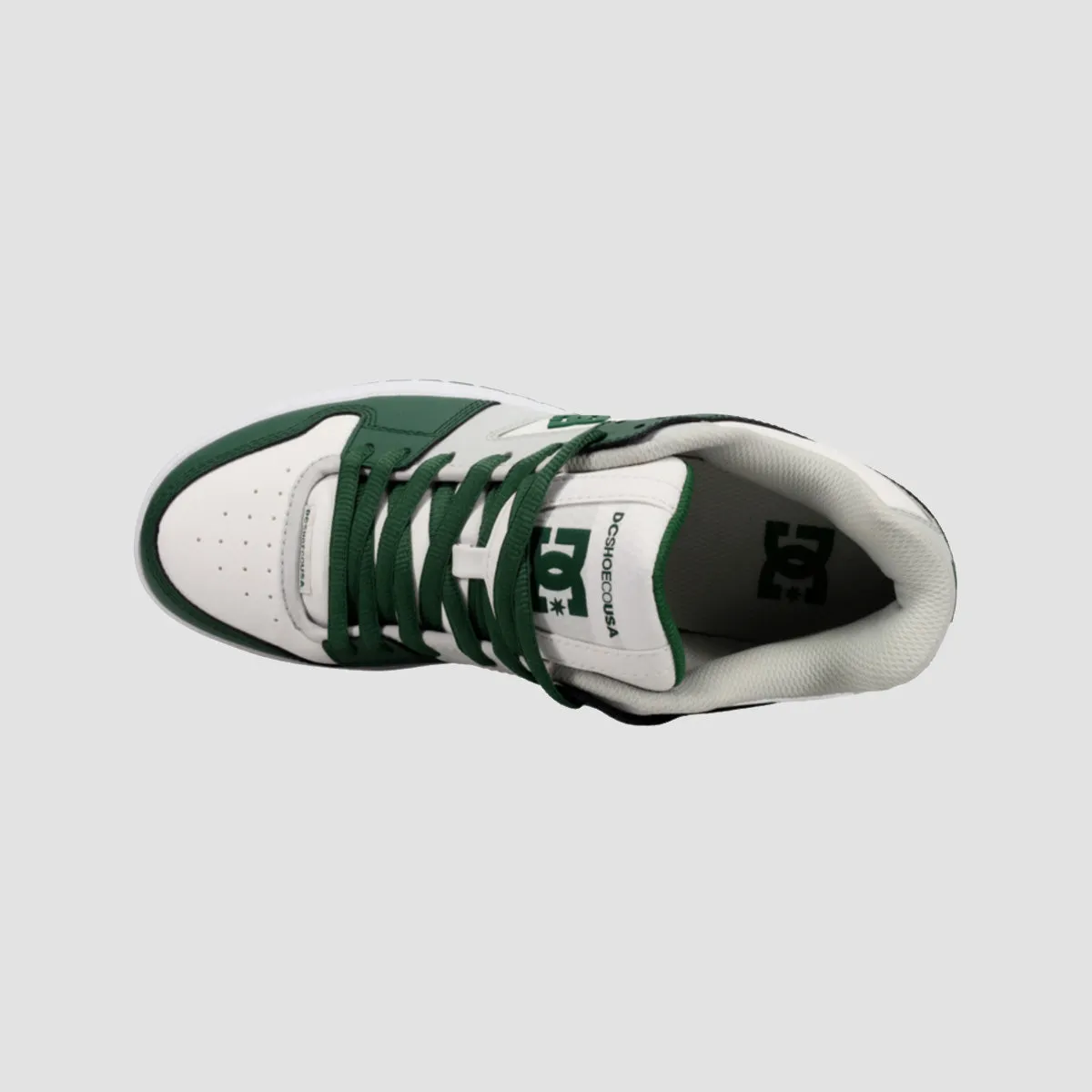 DC Manteca SE Shoes - White/Grey/Green
