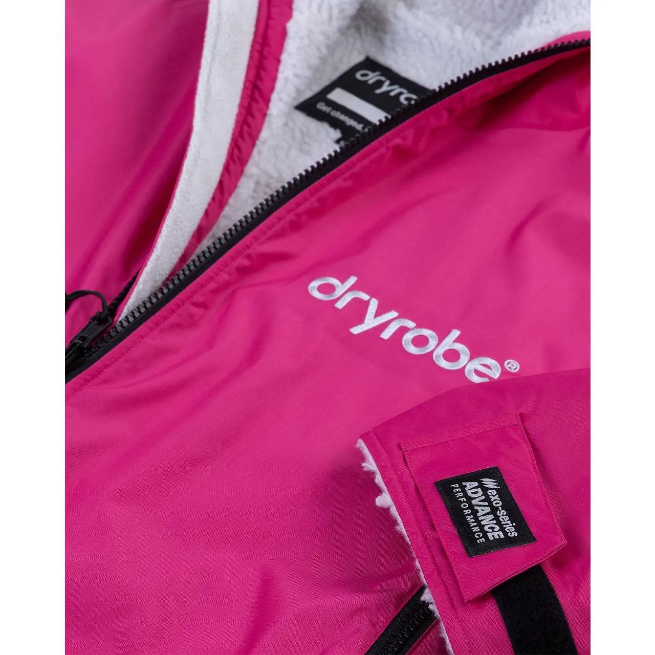 Dryrobe Advance Long Sleeve - Pink/Light Grey