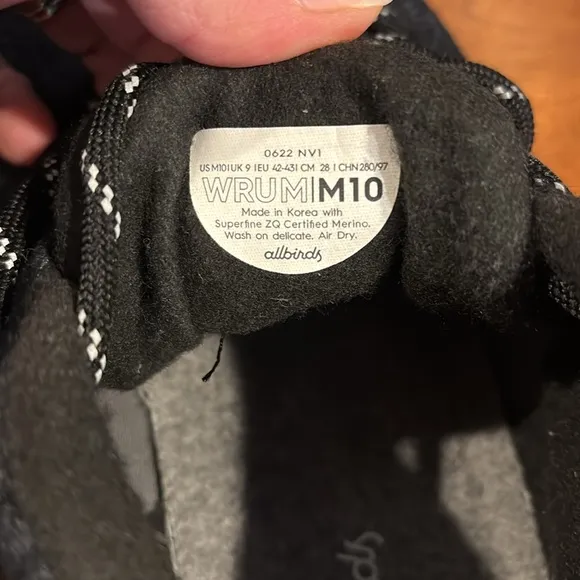 EUC Allbirds Men's Wool Runner-up Mizzles