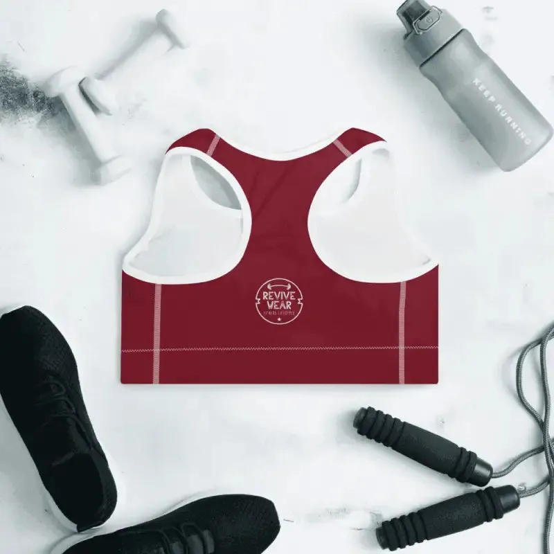 Floral Padded Sports Bra | Medium Support