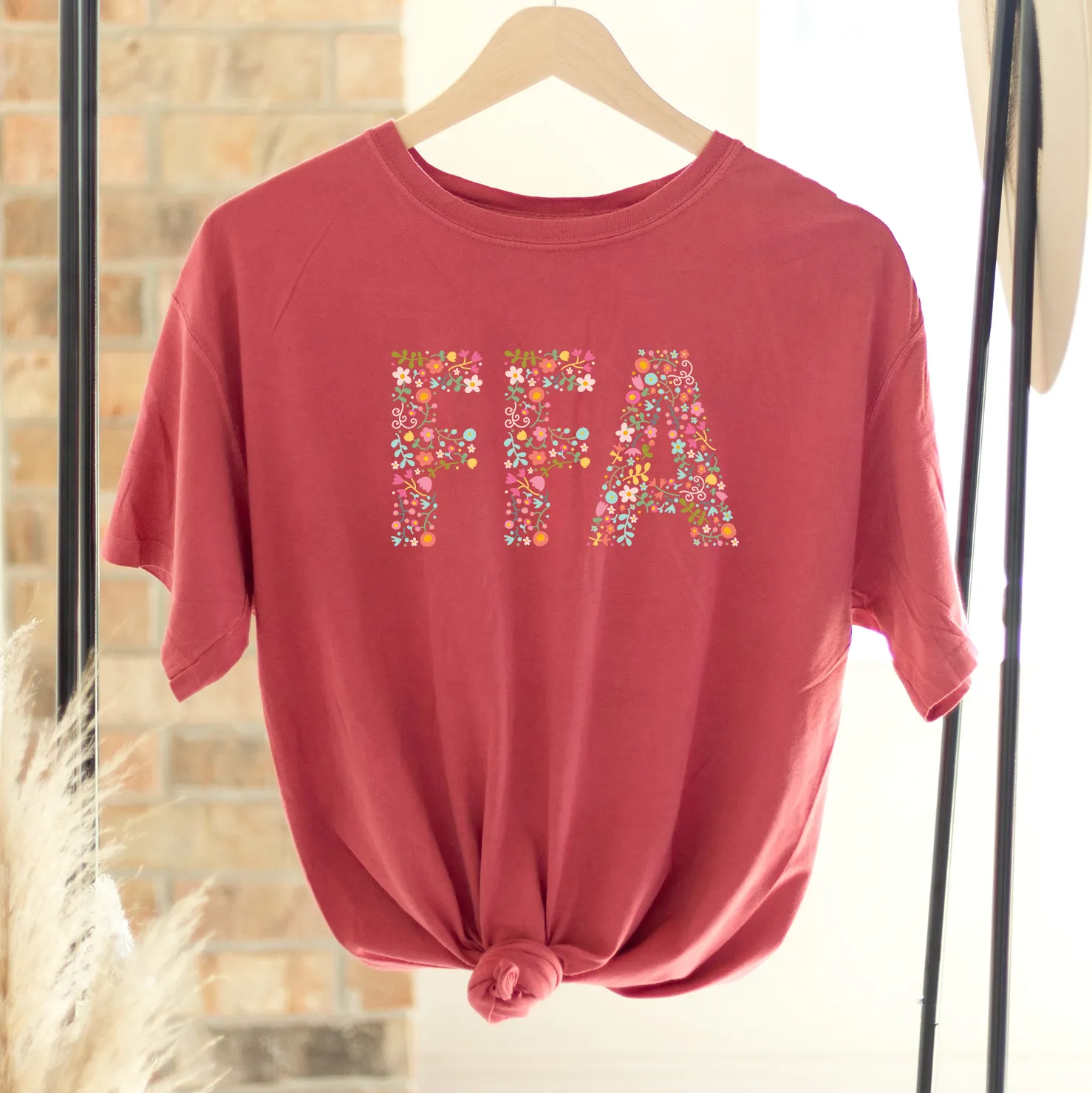 Flower FFA Sketch ComfortWash/ComfortColor T-Shirt (S-4XL) - Multiple Colors!