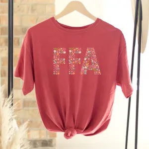 Flower FFA Sketch ComfortWash/ComfortColor T-Shirt (S-4XL) - Multiple Colors!
