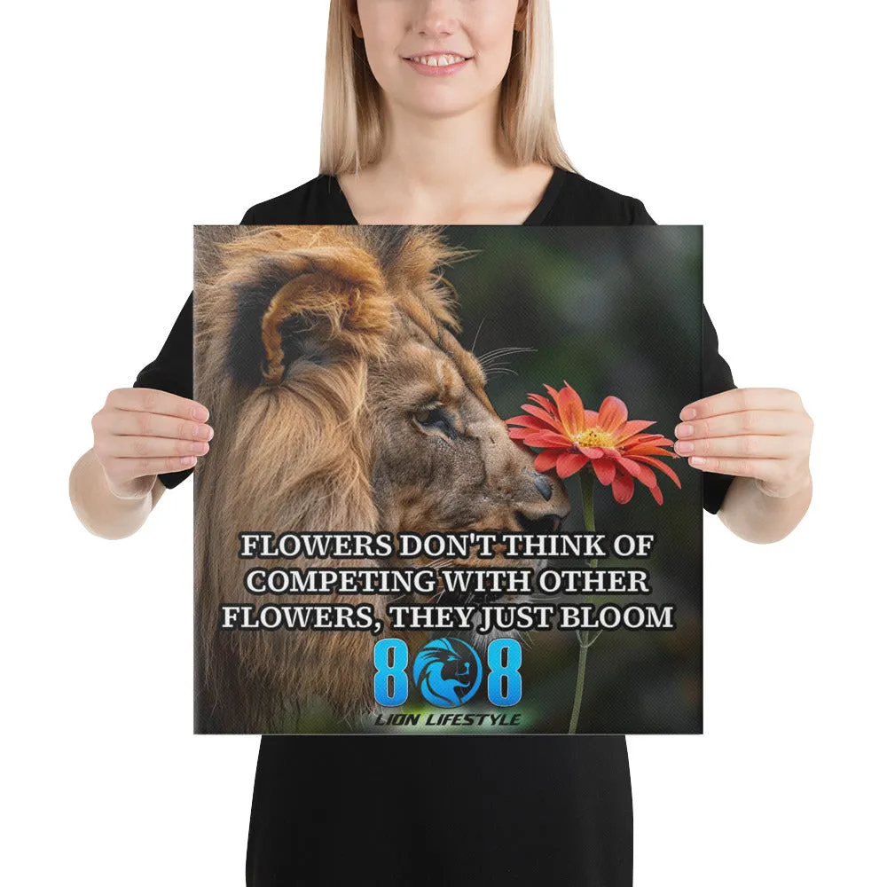 Flowers Just Bloom Canvas