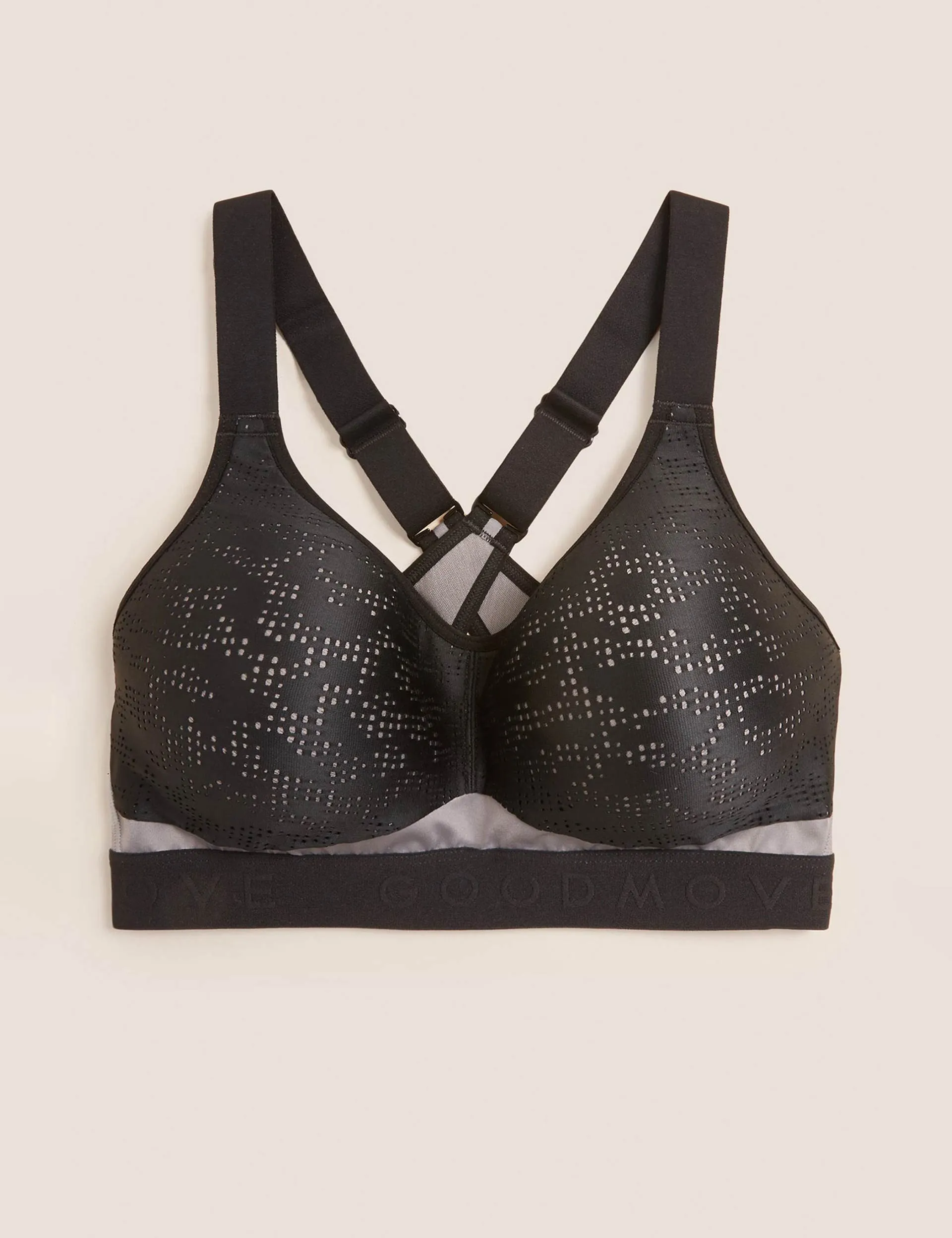 Freedom To Move High Impact Sports Bra A-E - Black Mix