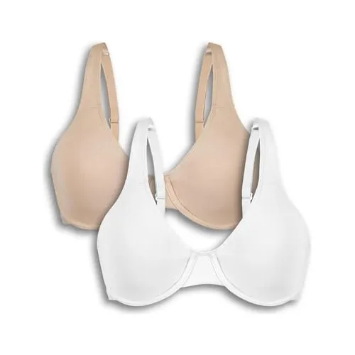 Fruit of the Loom Cotton Soft Cup Wire free Bra-2pc pack