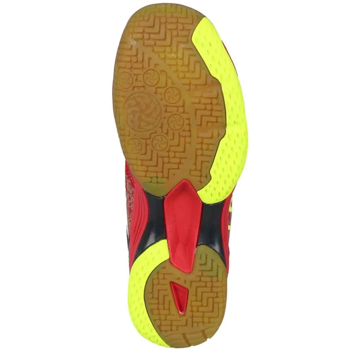FZ Forza Court Flyer Mens Badminton Shoes - Red Yellow