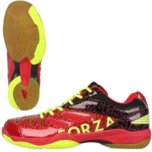 FZ Forza Court Flyer Mens Badminton Shoes - Red Yellow
