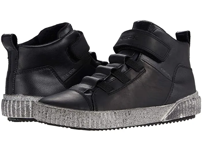 Geox Boys J Alonisso Black Breathable Light Sneaker