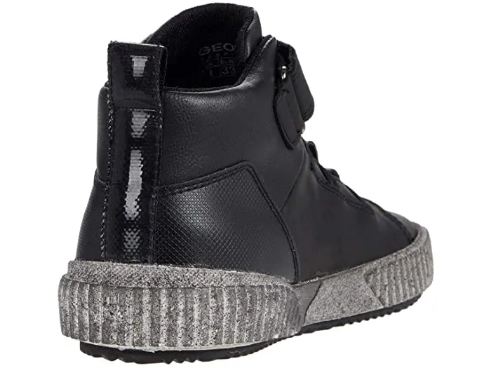 Geox Boys J Alonisso Black Breathable Light Sneaker