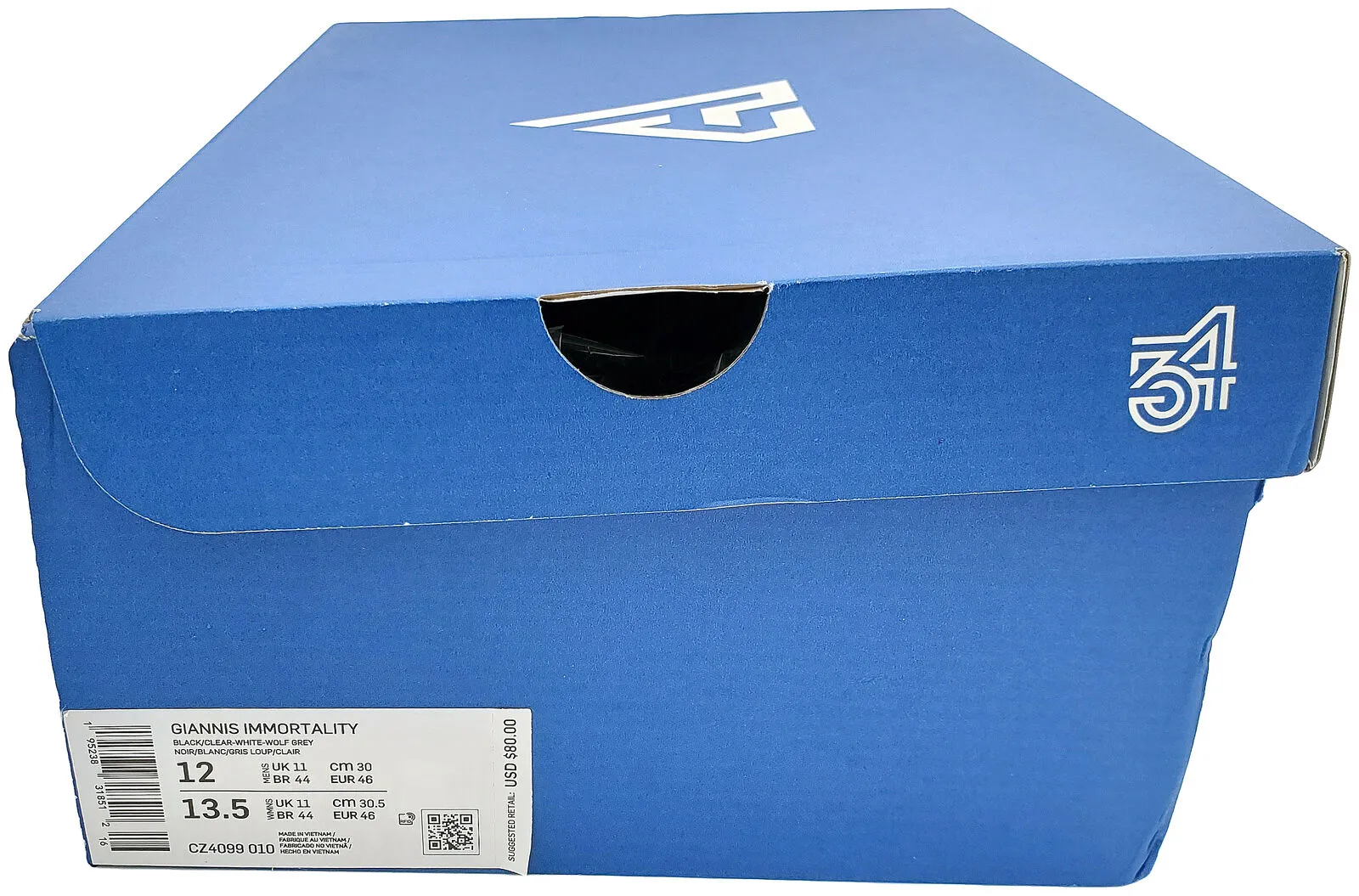 GIANNIS ANTETOKOUNMPO AUTOGRAPHED BLACK NIKE SHOES 12 PAIR BECKETT 197429