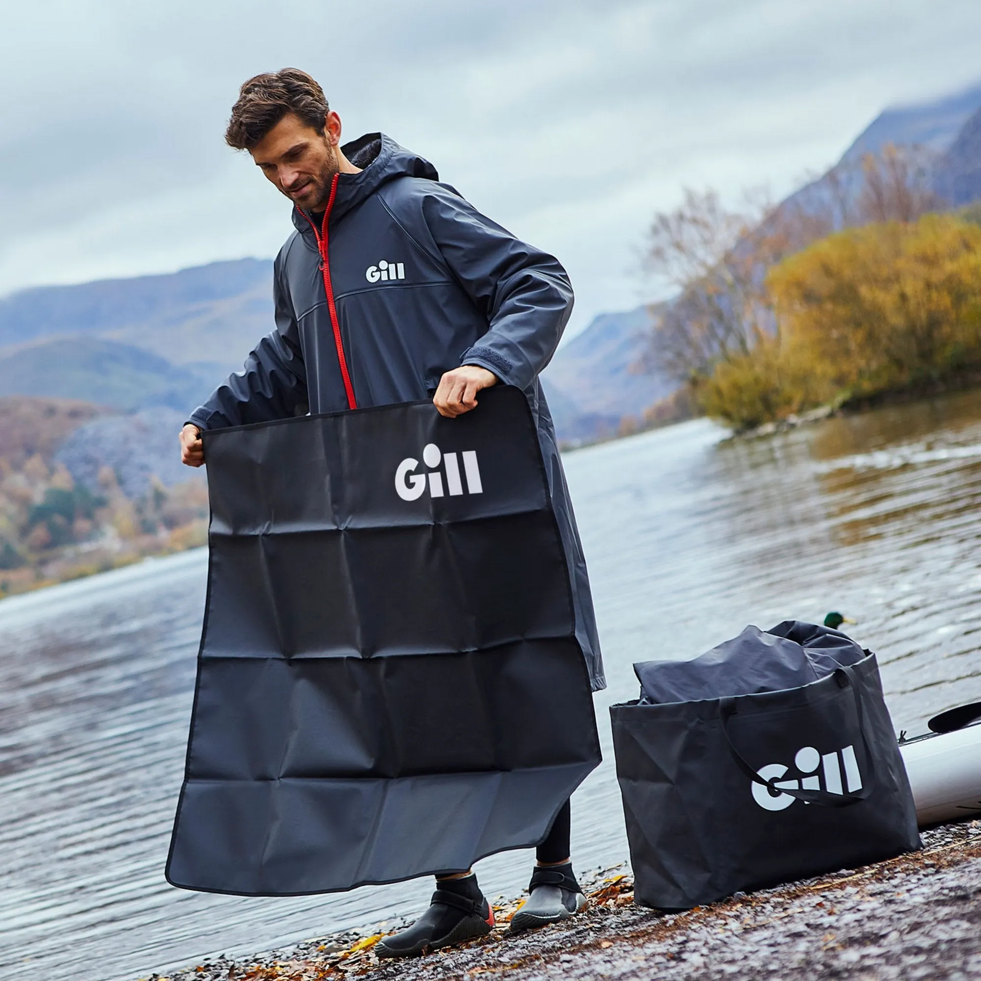 Gill Changing Mat & Wet Bag Black 1 Size