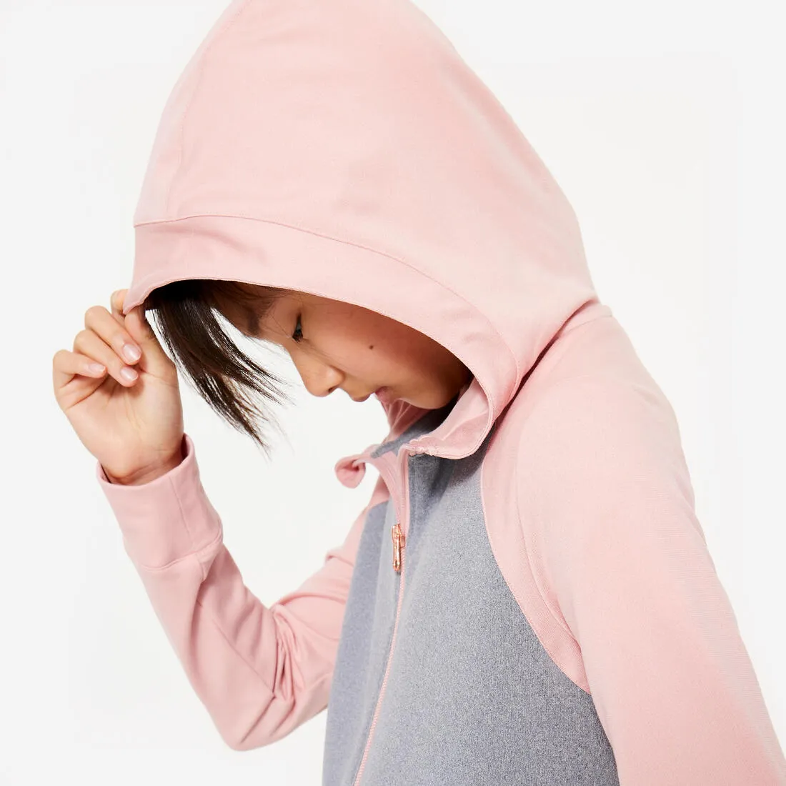 Girls' Warm Breathable Gym Jacket S500