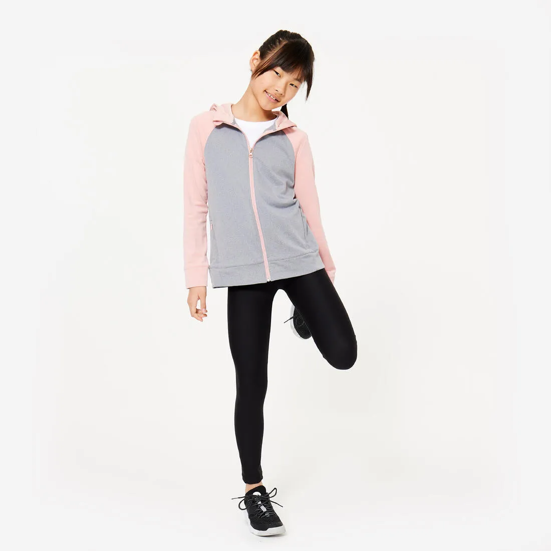 Girls' Warm Breathable Gym Jacket S500