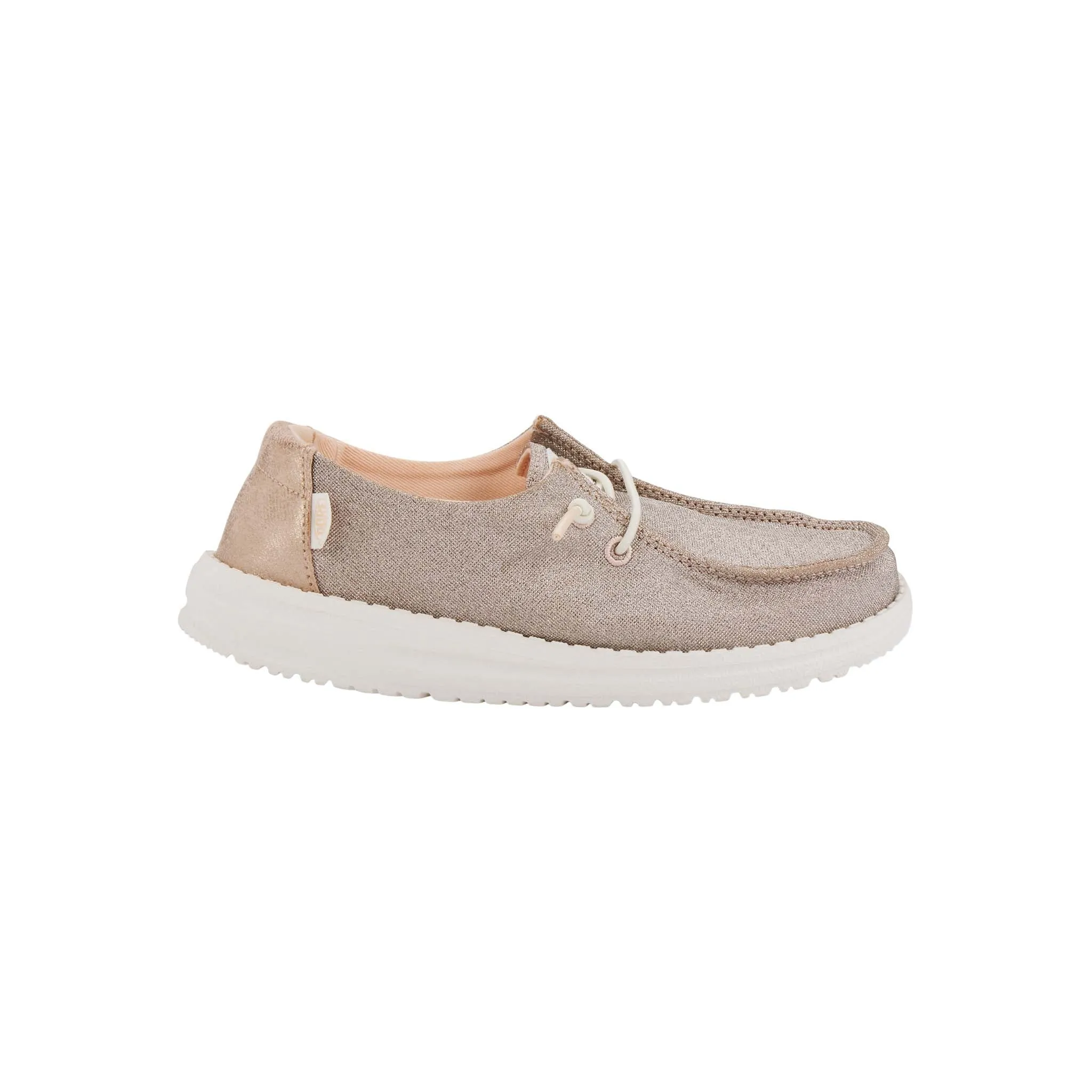 Girls Wendy Metallic Sparkle in Rose Gold