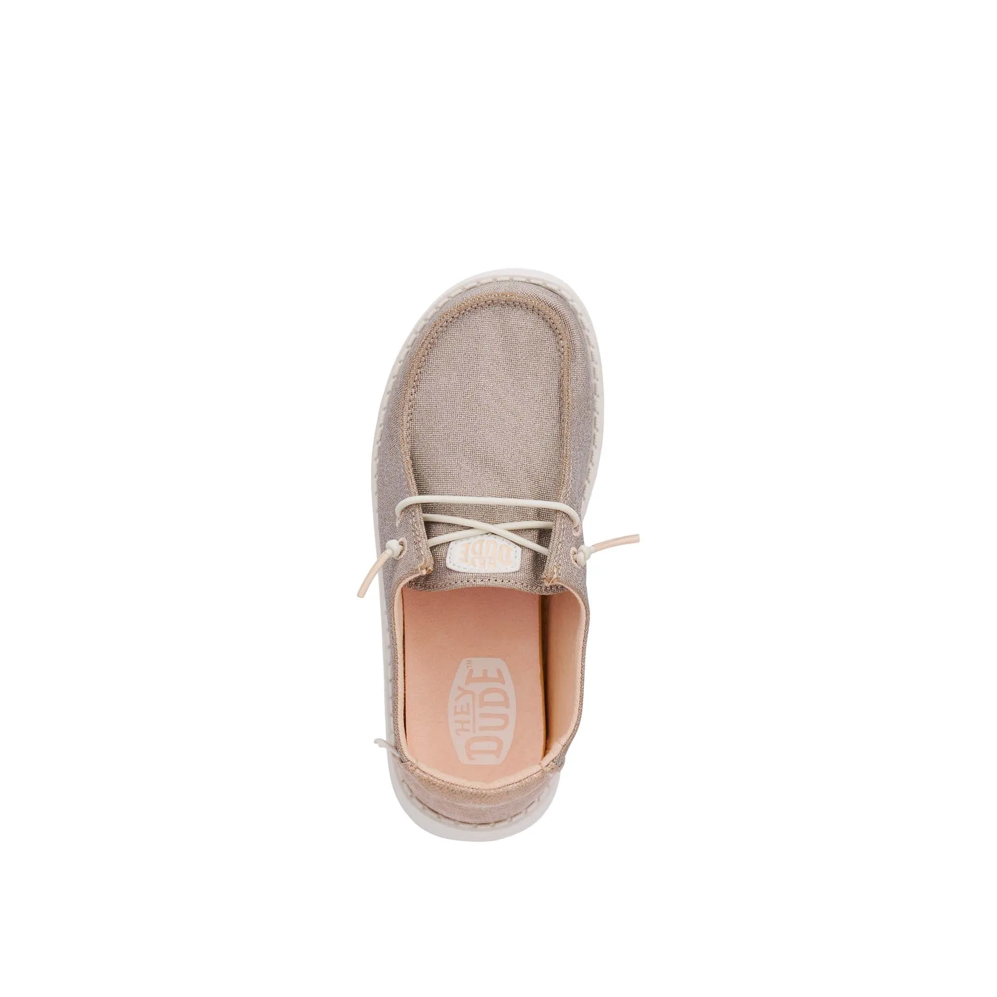 Girls Wendy Metallic Sparkle in Rose Gold