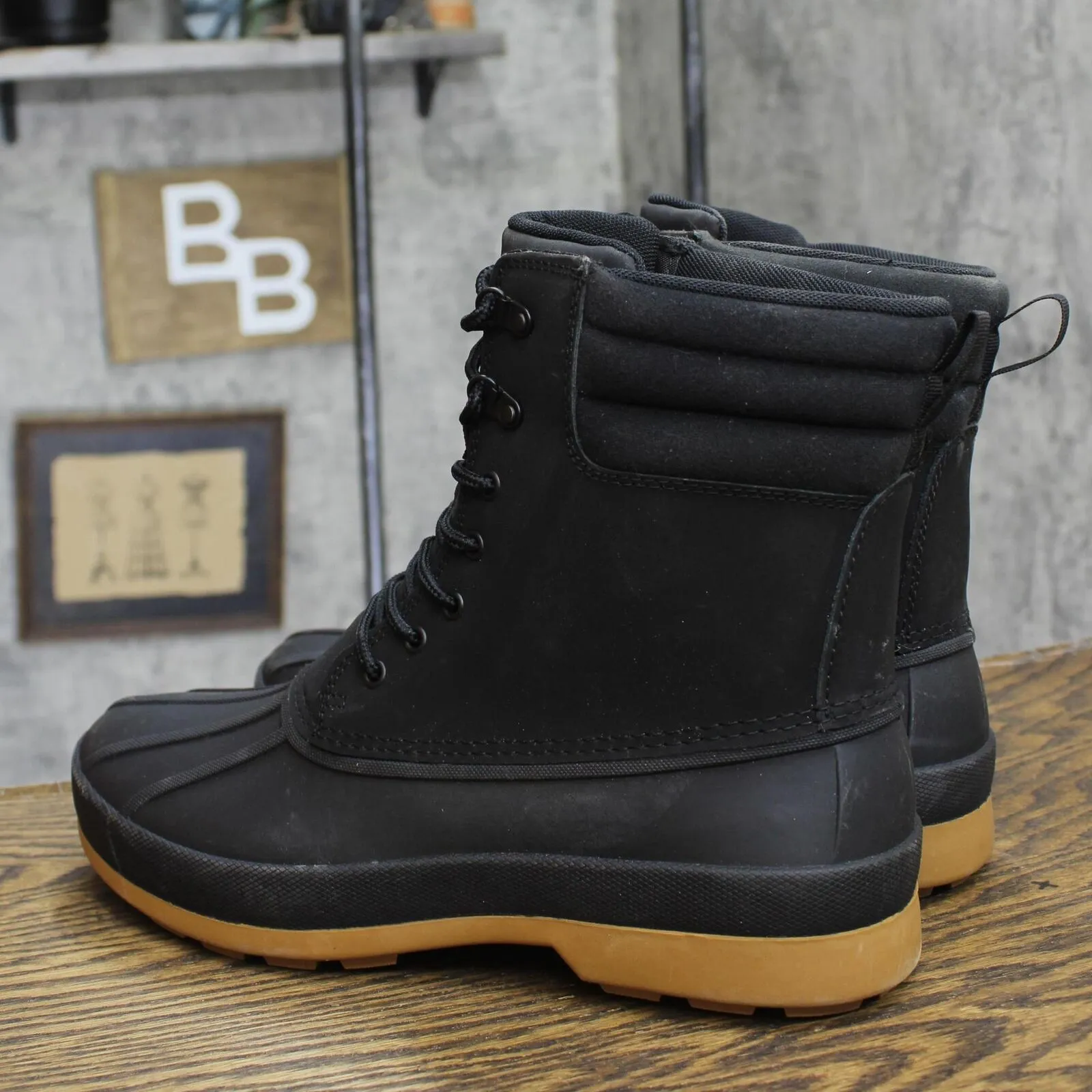 Goodfellow & Co Mens Cody Winter Duck Boots 91112069 Black 10