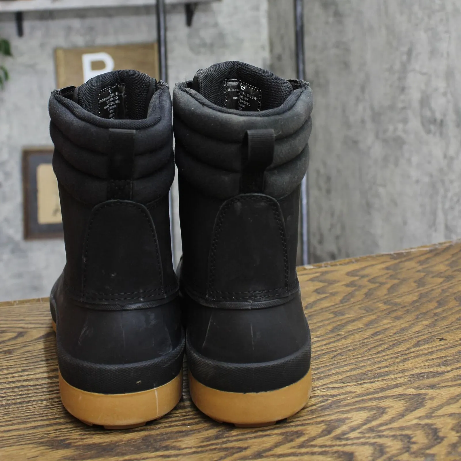Goodfellow & Co Mens Cody Winter Duck Boots 91112069 Black 10