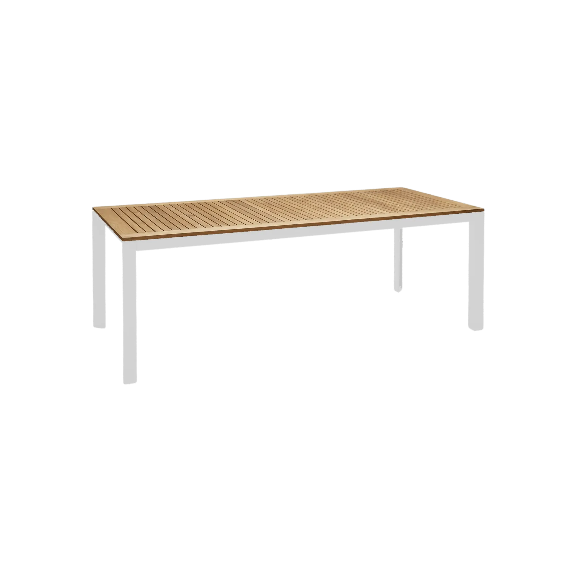 Grove Small Ext Outdoor Dining Table 160/220x100 - White