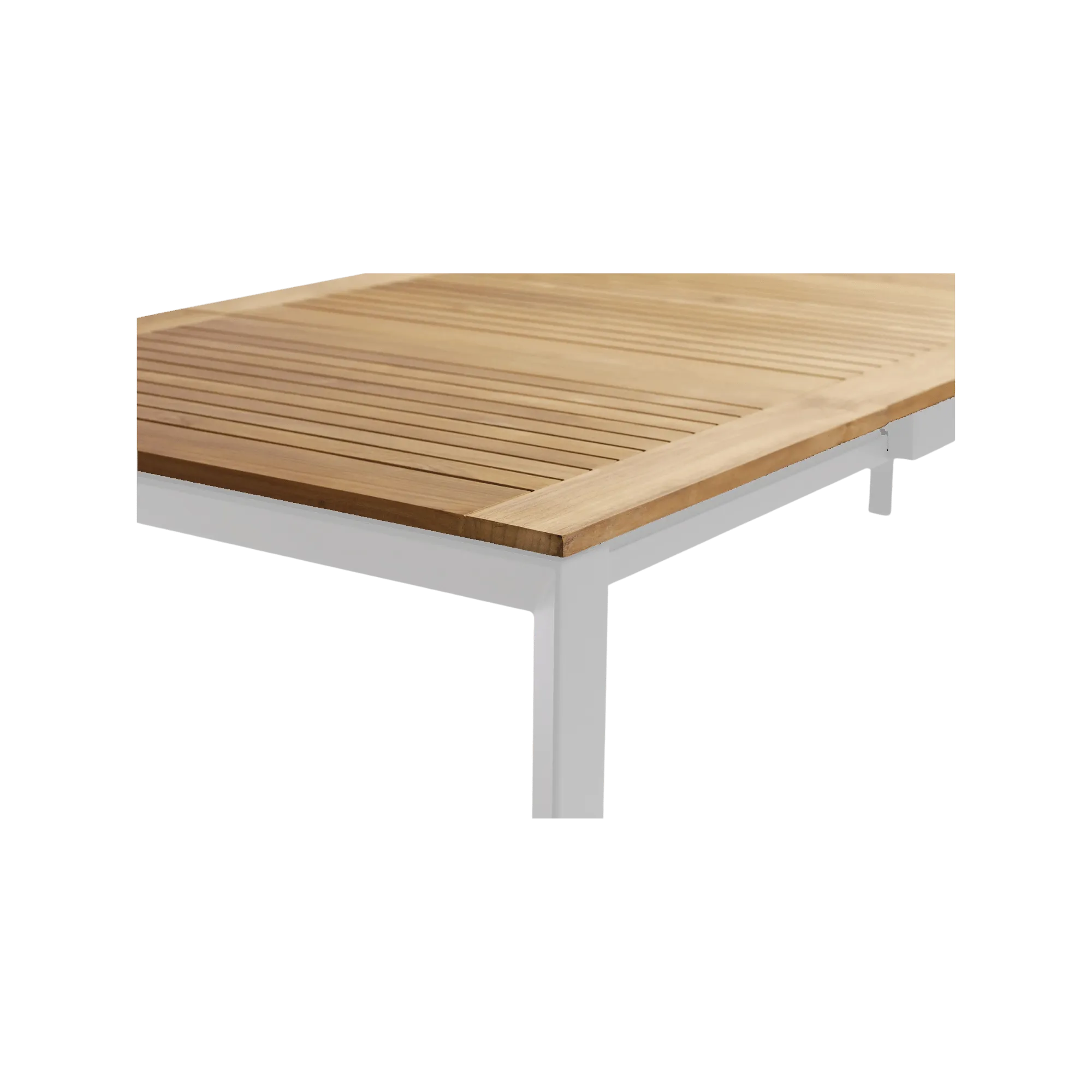 Grove Small Ext Outdoor Dining Table 160/220x100 - White