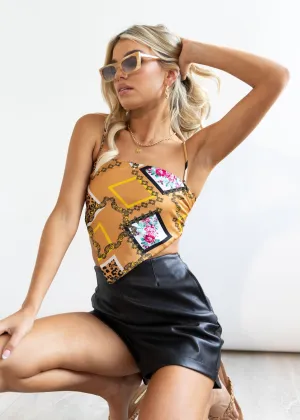 High Roller Scarf Top - Vegas Nights