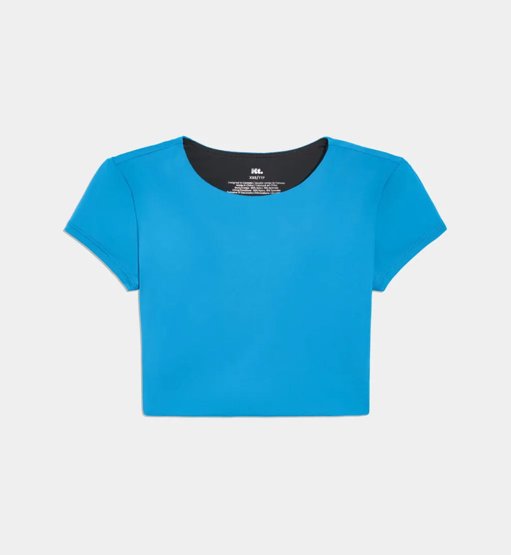 High Tide Cropped Swim Top