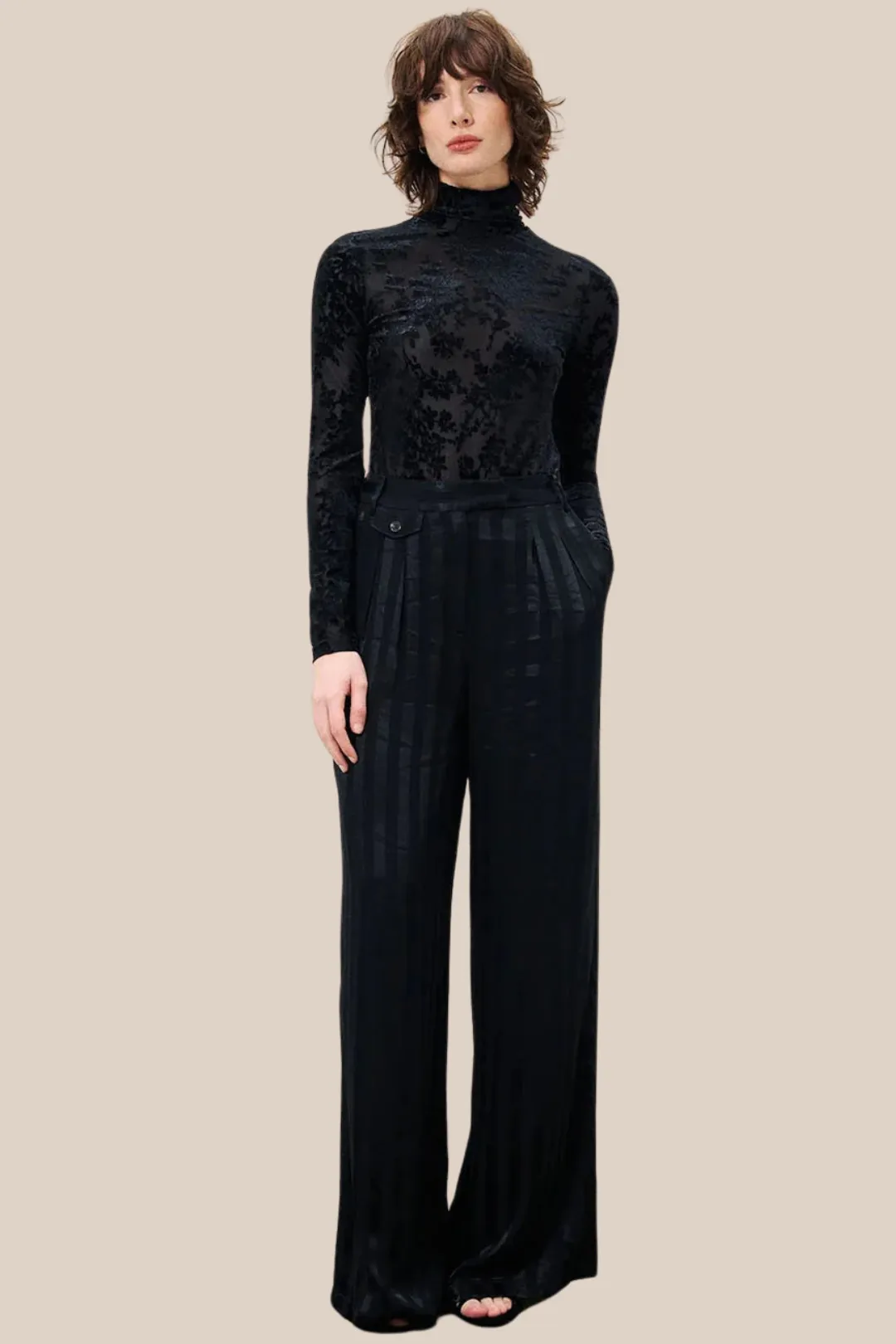 HIGH WINTER WOVEN TOP