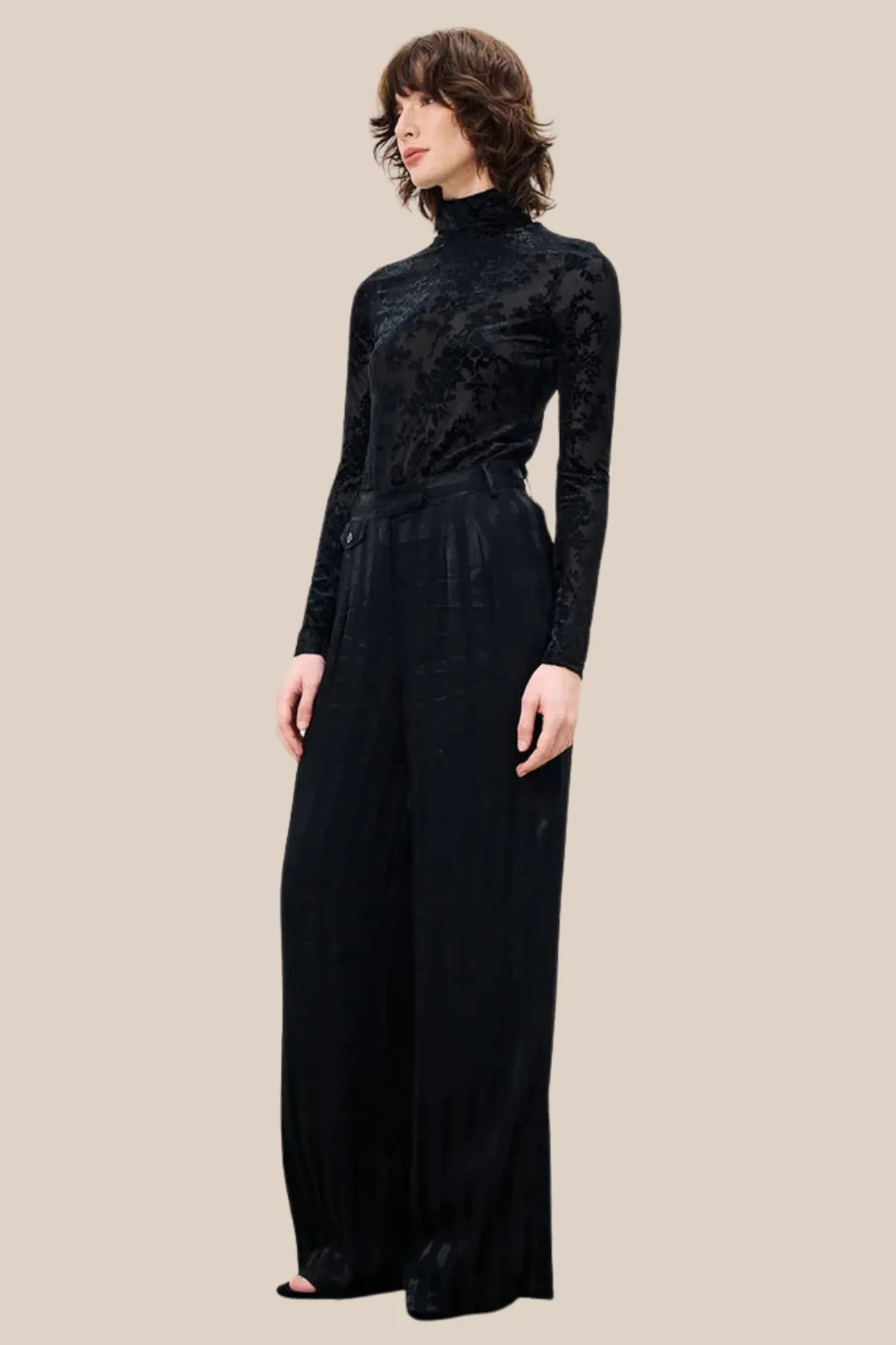 HIGH WINTER WOVEN TOP