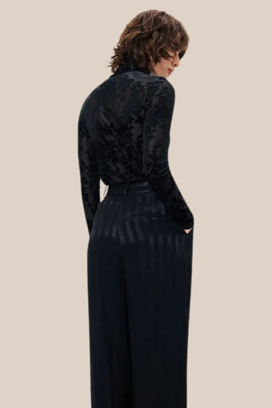 HIGH WINTER WOVEN TOP