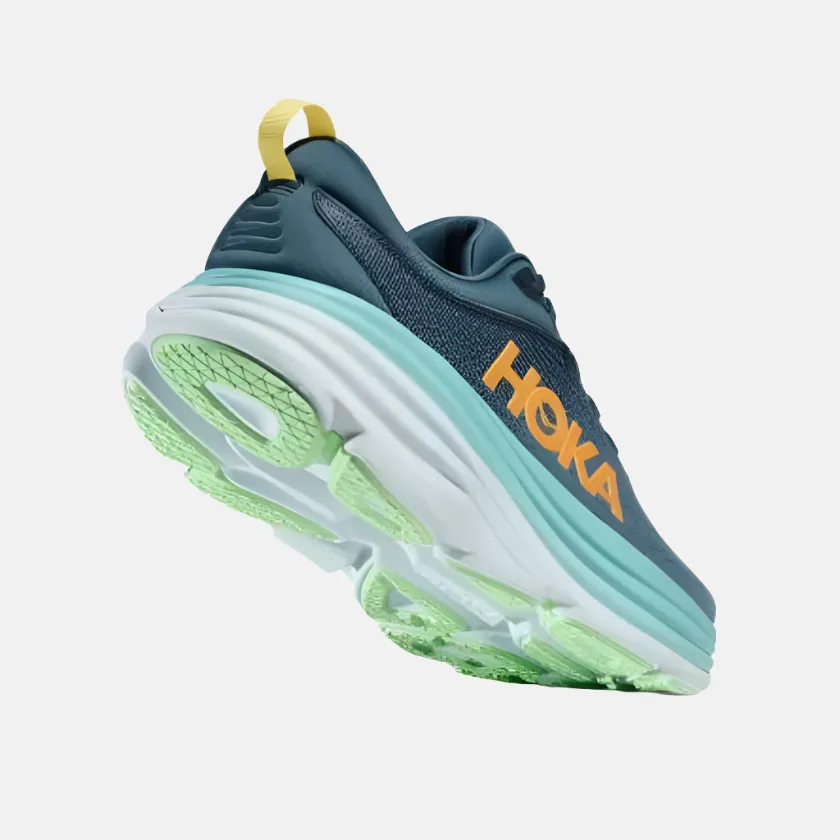 Hoka Bondi 8 Men's Running Shoes -Real Teal/Shadow