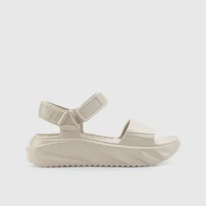 Holster Cloudnine Wedge Sandal Natural Metallic HST447