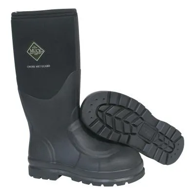 Honeywell Chore Met Guard Boots, Size 9, Black, CHS-META-BLK-090