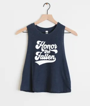 Honor the Fallen Cropped Tank - CFBB and CFHS Murph 2023 Shirts