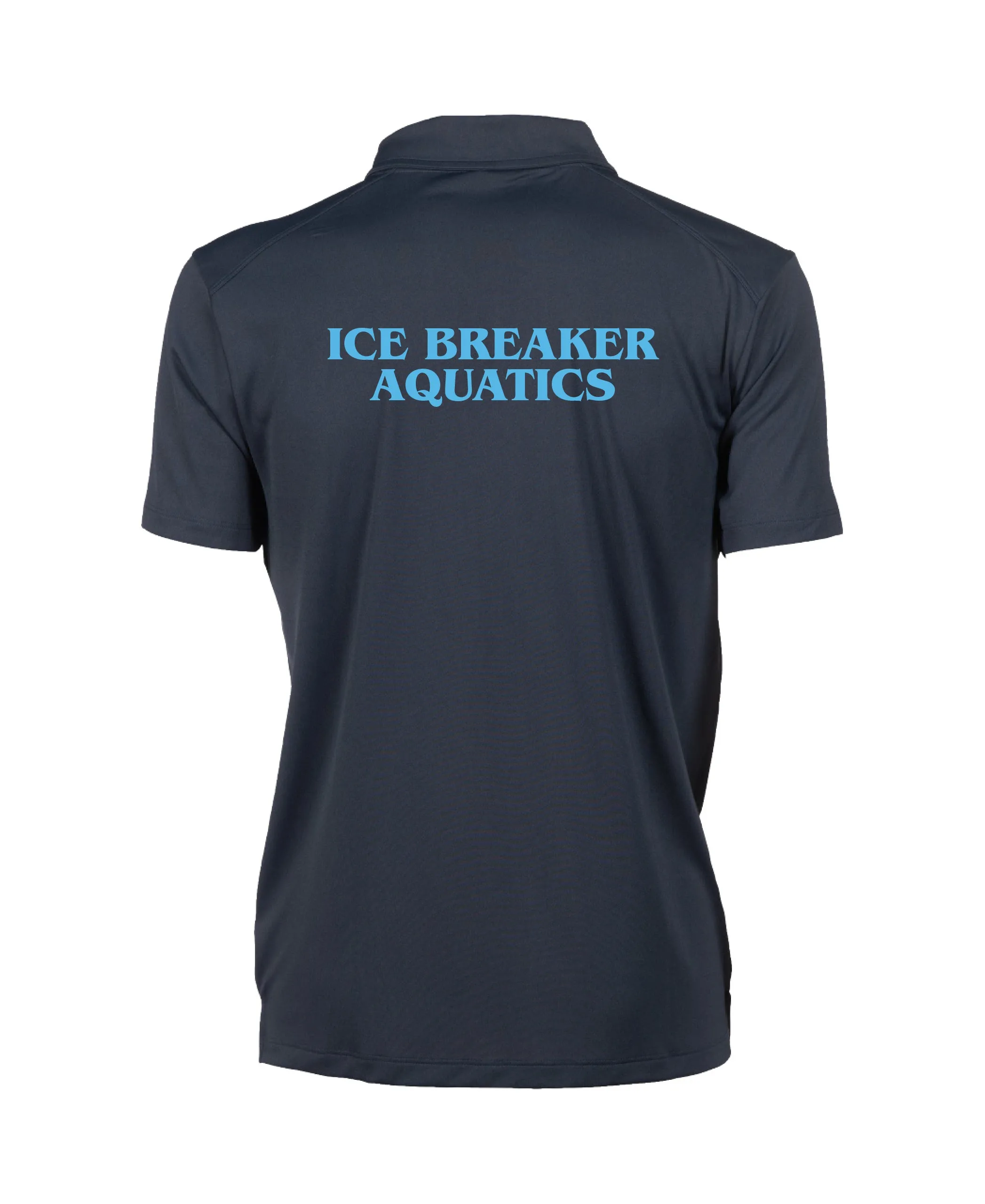 Ice Breaker Aquatics Unisex Polo Shirt Solid - Competitive