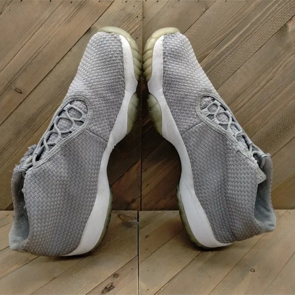 Jordan Future Casual Sneakers Mens Size 14 Wolf Grey Metallic Silver Air Jordan