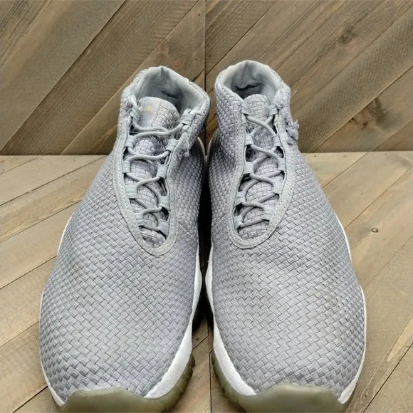 Jordan Future Casual Sneakers Mens Size 14 Wolf Grey Metallic Silver Air Jordan