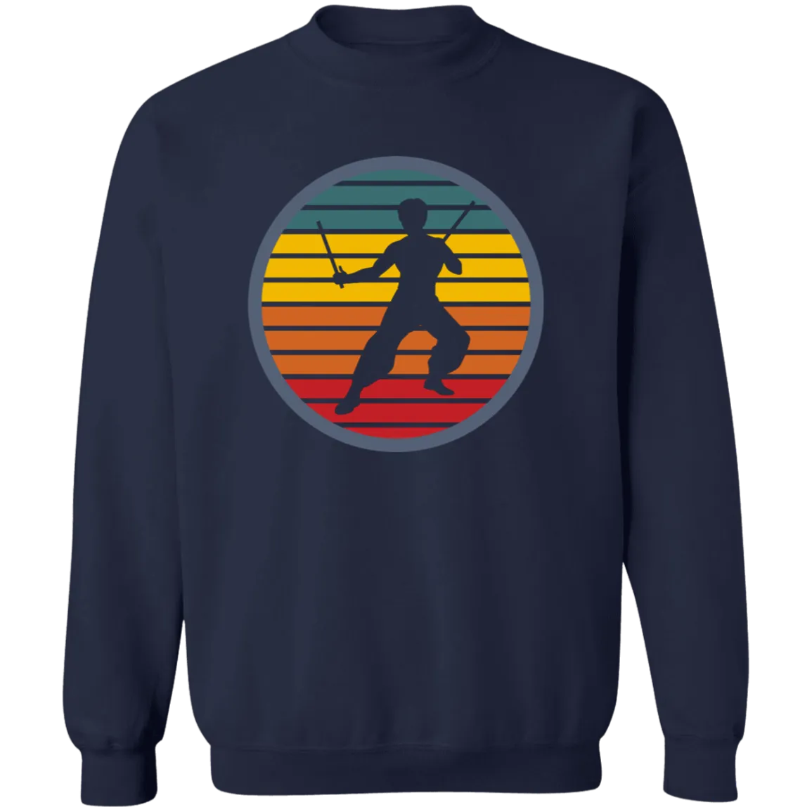 Kali Eskrima Bruce Unisex Crewneck Pullover Sweatshirt