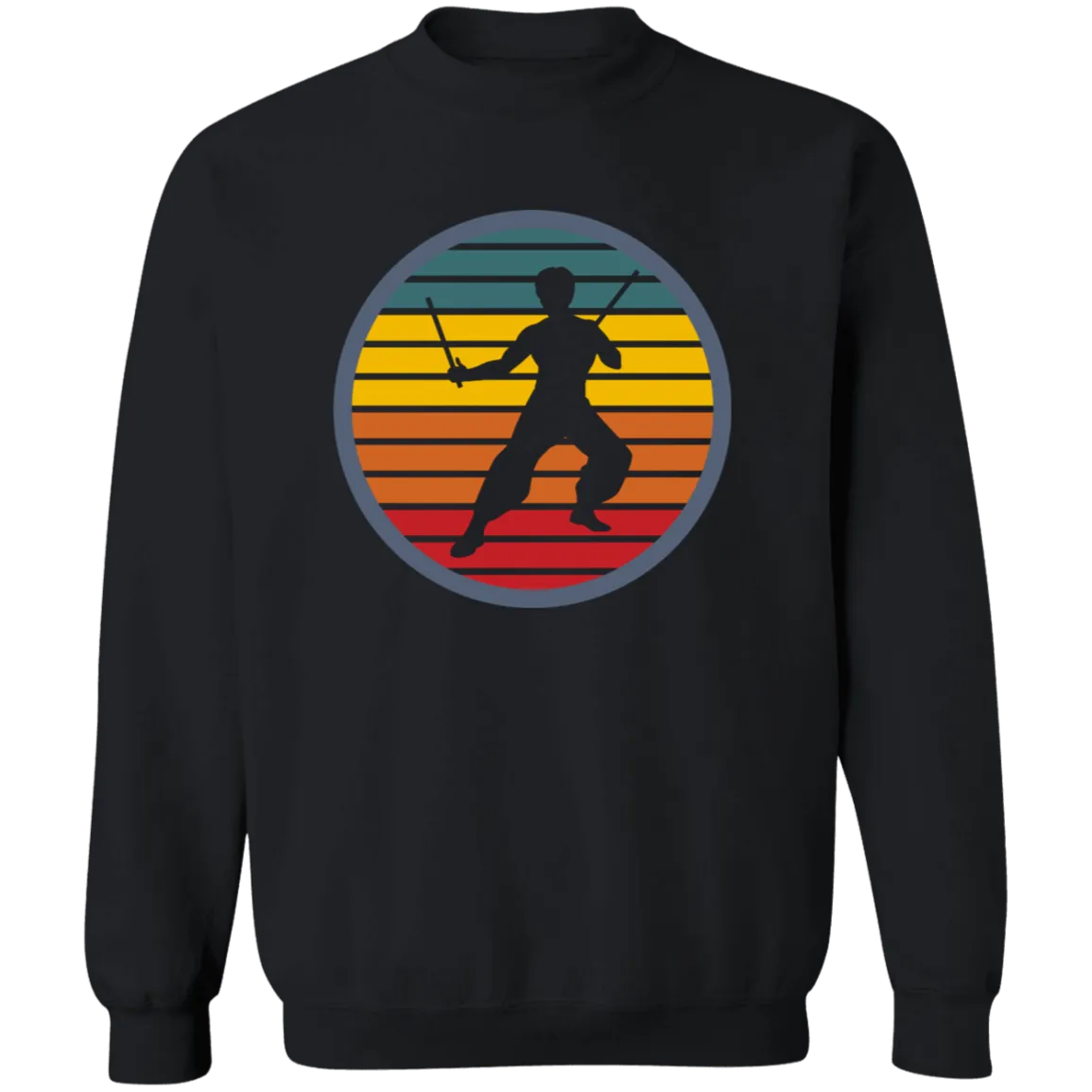 Kali Eskrima Bruce Unisex Crewneck Pullover Sweatshirt
