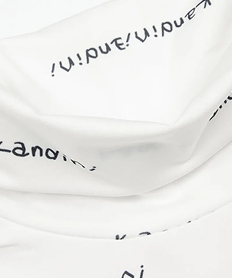KANDINI Logo High-necked Tee - Ivory