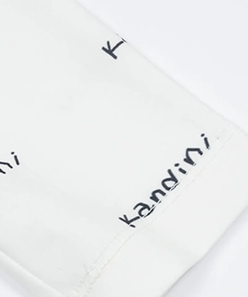 KANDINI Logo High-necked Tee - Ivory