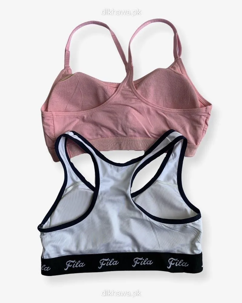 Ladies Jogging Bra - Sports Bra - Pack Off 2 Sports Bra - Padded Sports Bra Pack Off 2