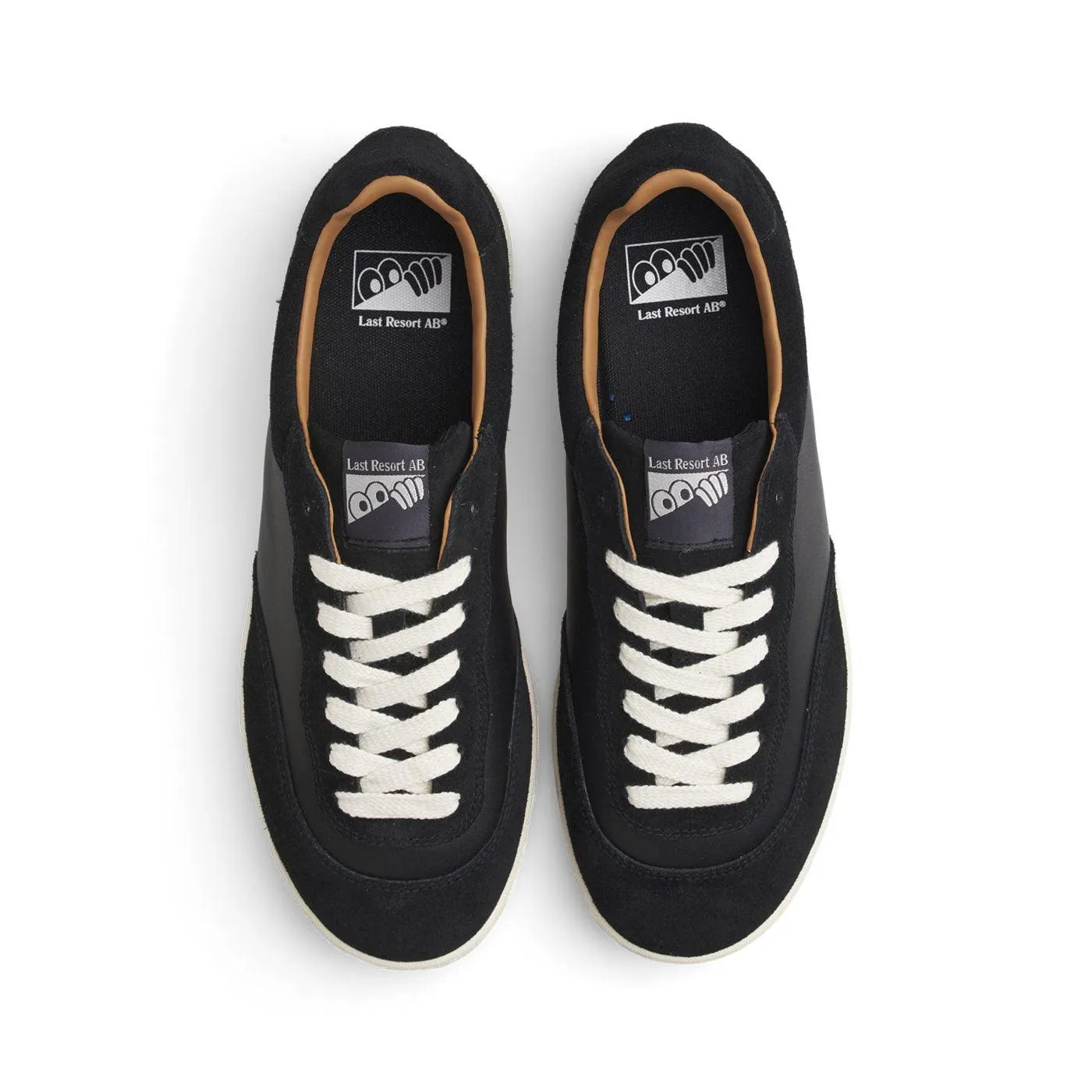 LAST RESORT AB CM001 Leather/Suede Lo Black/White