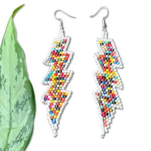 Lightweight Handmade Lightning Bolt Earrings