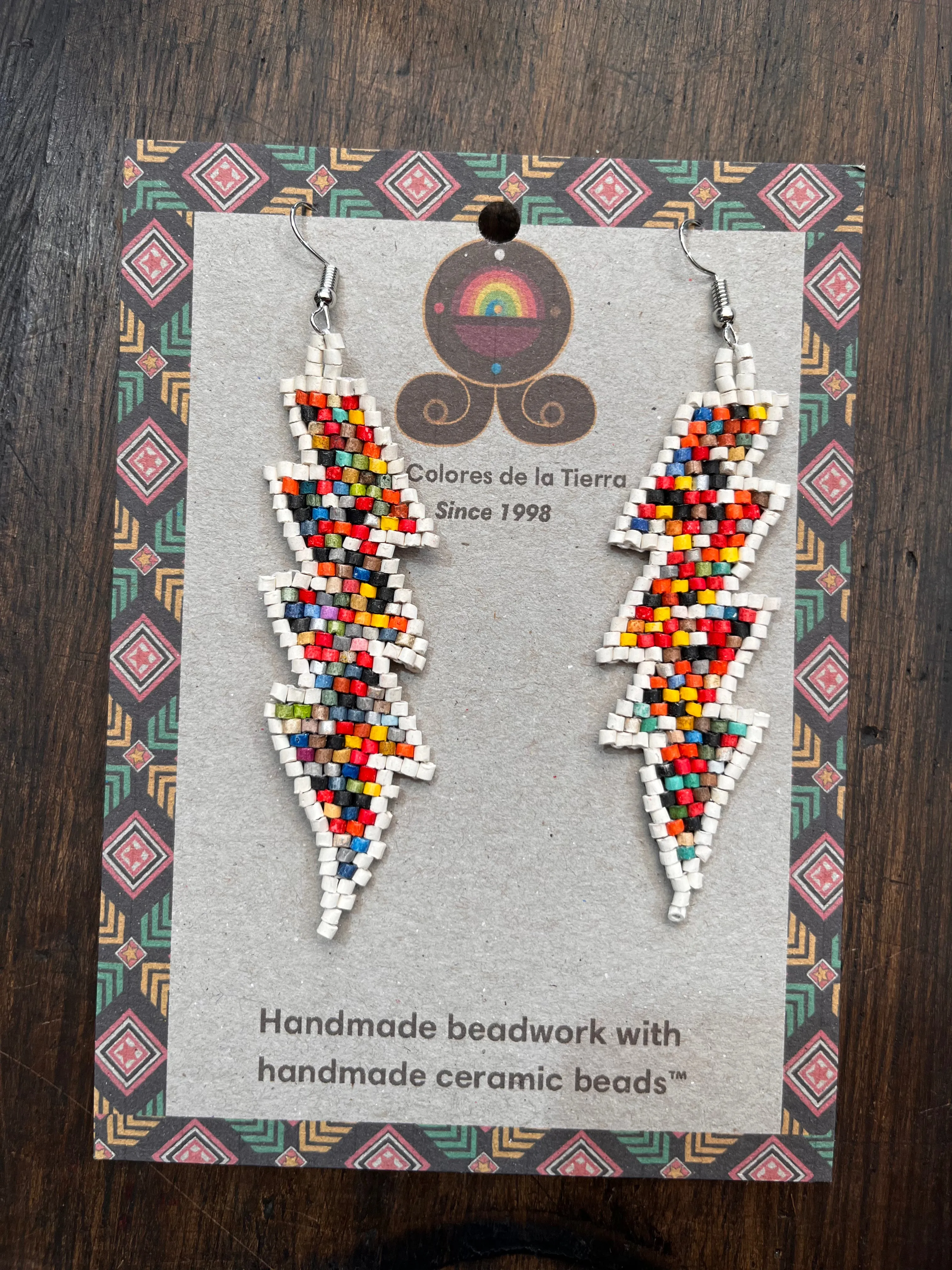 Lightweight Handmade Lightning Bolt Earrings