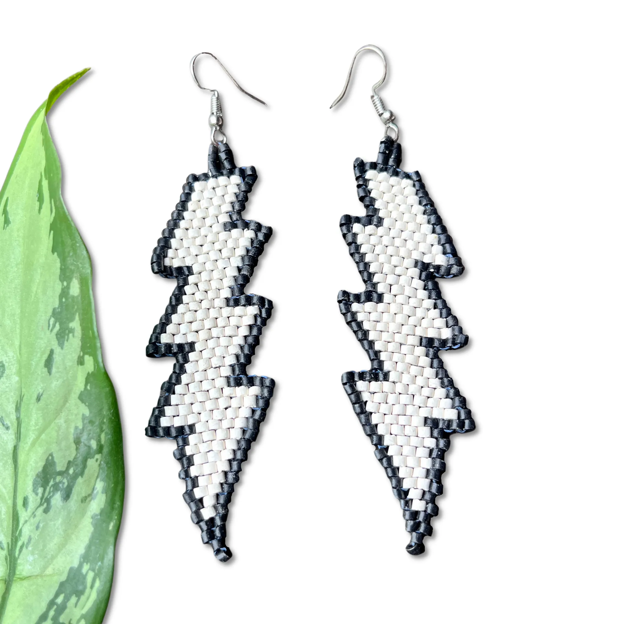 Lightweight Handmade Lightning Bolt Earrings