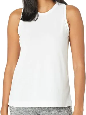 LNDR Women's White Tech Perforated Tank #JN1061 NWT