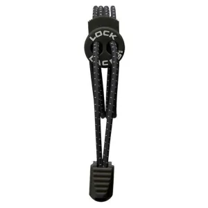 Lock Laces - Black (1 Pair Pack)