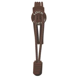 Lock Laces - Brown (1 Pair Pack)
